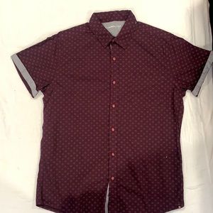 L Casual Short-sleeve Button Down